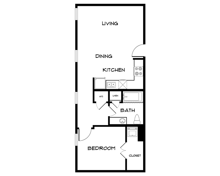 The Lofts at Municipal A8 Floor Plan Link, Will Pop Out Picture that Can Be Zoomed